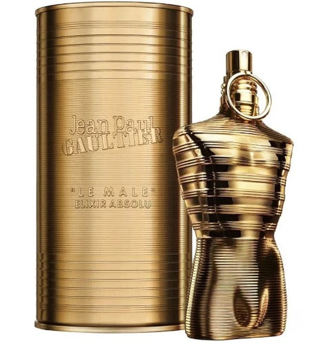 Jean Paul Gaultier Le Male Elixir Absolu, Le Male Elixir Absolu 125ml, Jean Paul Gaultier men's fragrance, Le Male perfume for men, men's parfum intense, Jean Paul Gaultier perfume, men's luxury fragrance, 125ml men's perfume, long lasting men's fragrance, seductive men's perfume, designer fragrance for men.