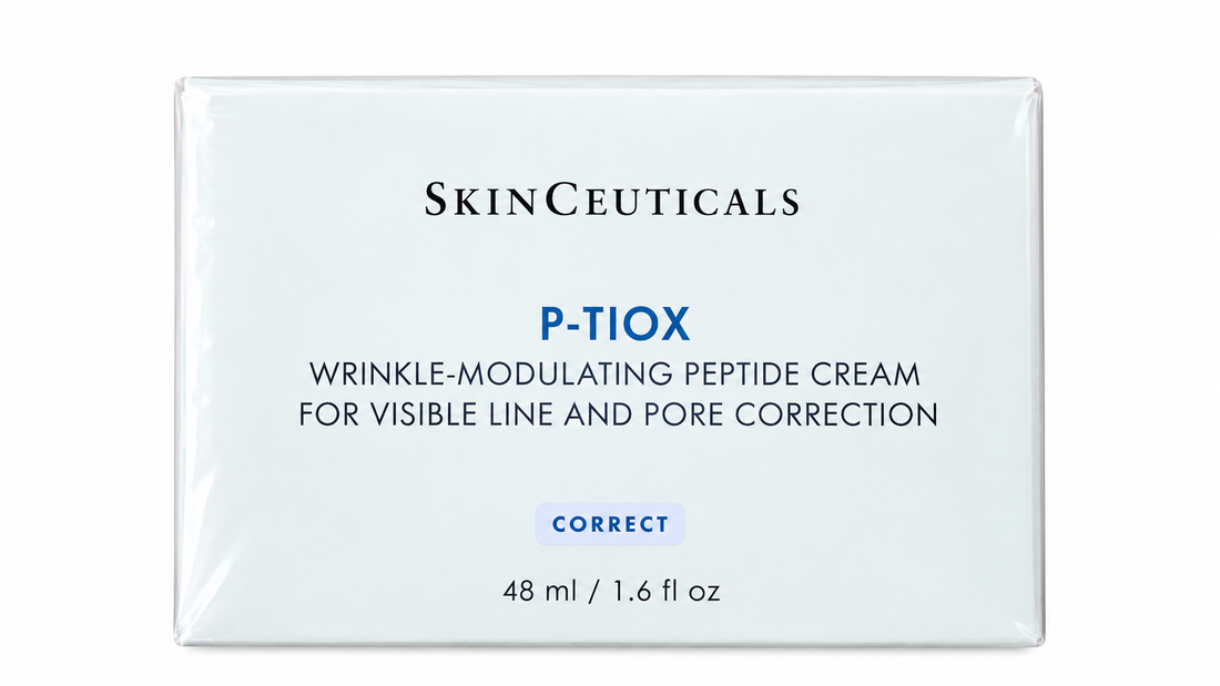 SkinCeuticals P TIOX, SkinCeuticals P-TIOX serum, wrinkle modulating peptide serum, peptide anti aging serum, SkinCeuticals wrinkle serum, facial serum for wrinkles, fine lines treatment, anti aging skincare
