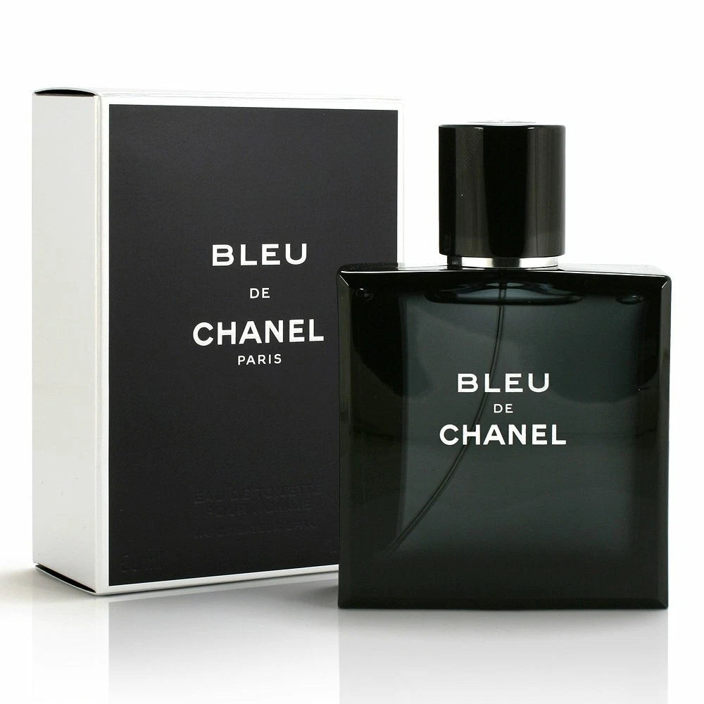 BLEU de CHANEL Eau de Toilette Spray for Men 3.4 oz / 100 ml